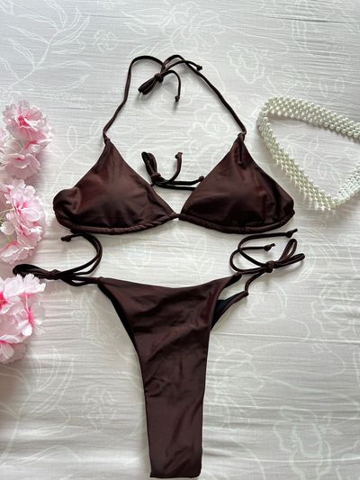 Brown Bikini Set