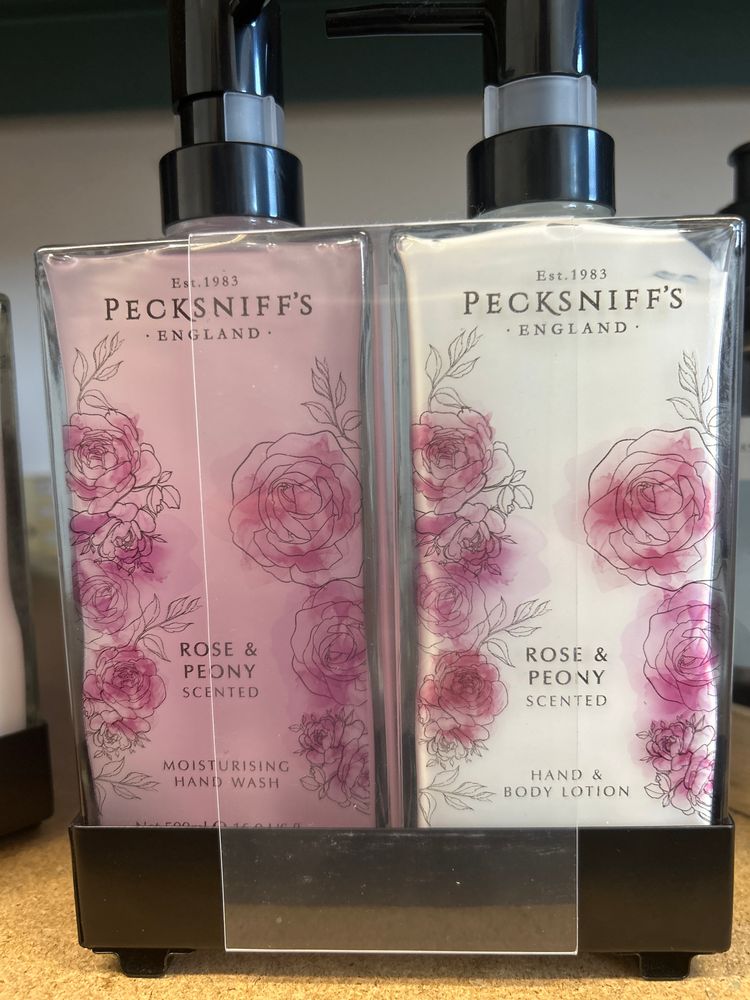 Pecksniff'S Rose & Peony Moisturising Hand Wash And Hand & Body Lotion