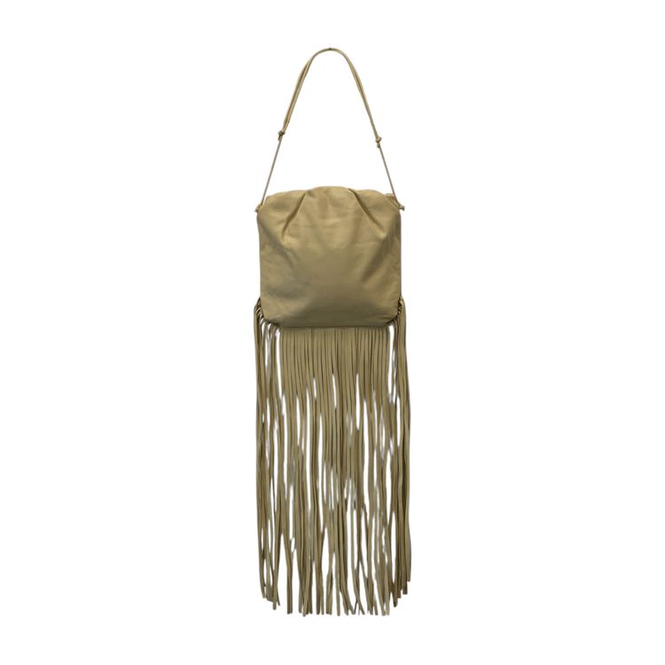 Bottega Veneta Leather Shoulder Bag The Fringe Pouch image 1