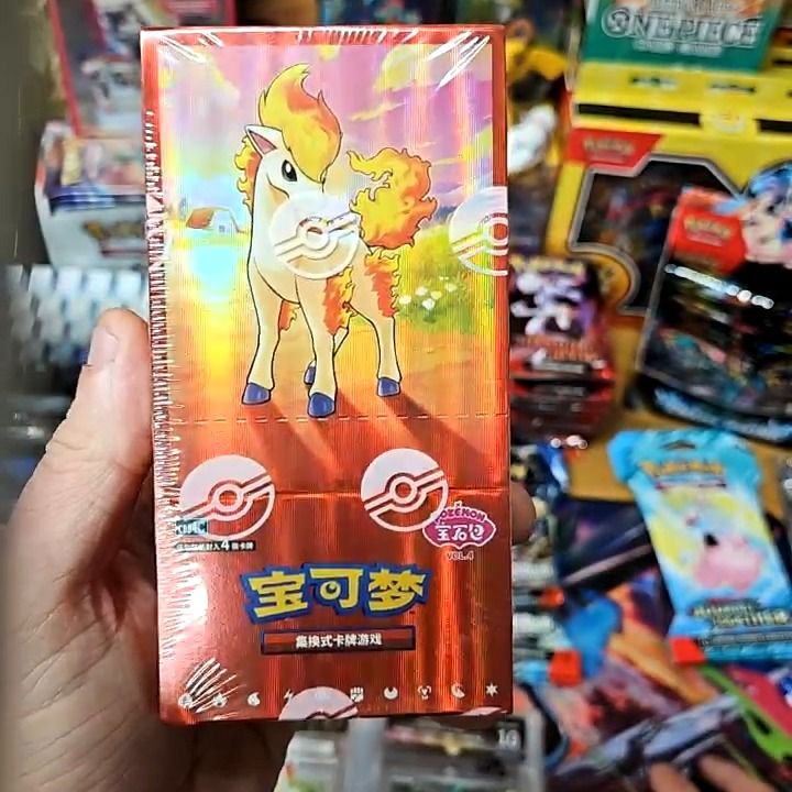 Pokemon Pokemon Gem 4 booster box. Chinese product image