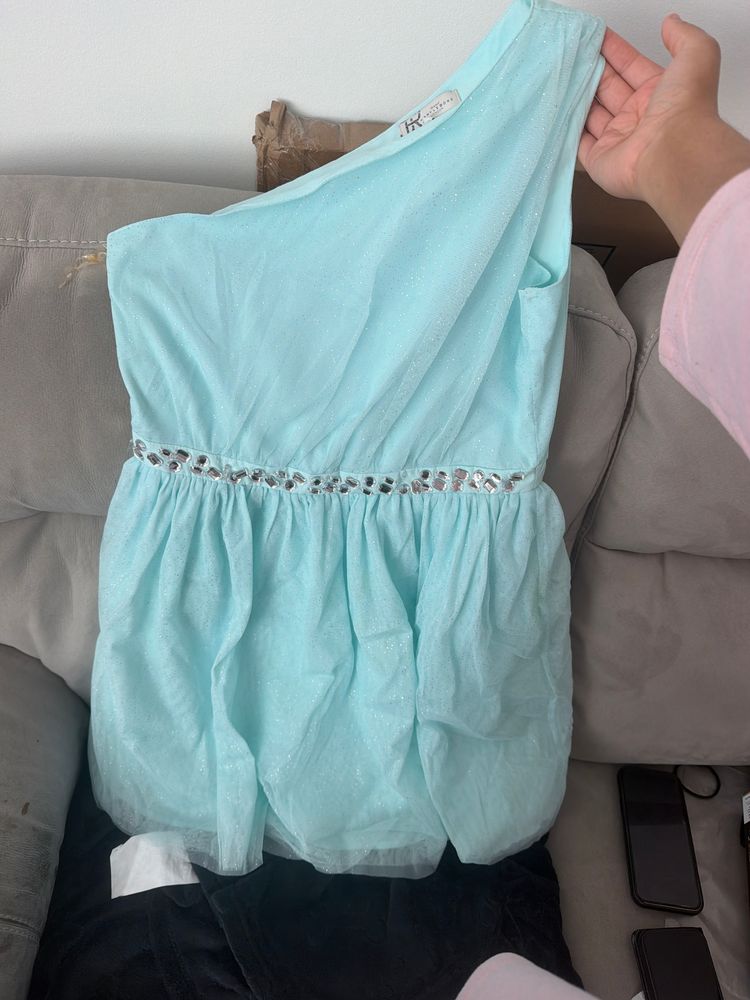 Other Light Blue One-Shoulder Dress product image