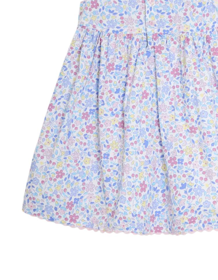 JOJO Maman Bebe Girl's Duck Summer Sleeveless Applique Dress in Pink 8
