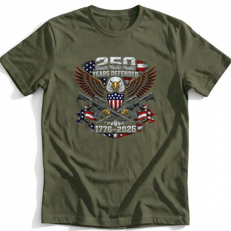 USA MILITARY 250 DEFENDED T-Shirt US 4