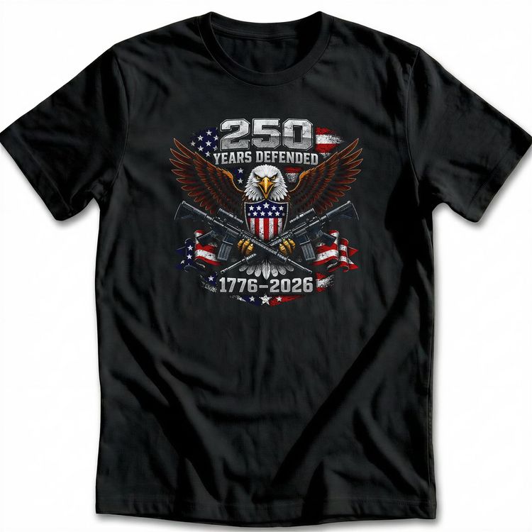 USA MILITARY 250 DEFENDED T-Shirt US 3