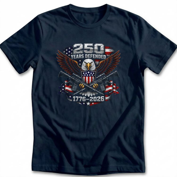 USA MILITARY 250 DEFENDED T-Shirt US 5