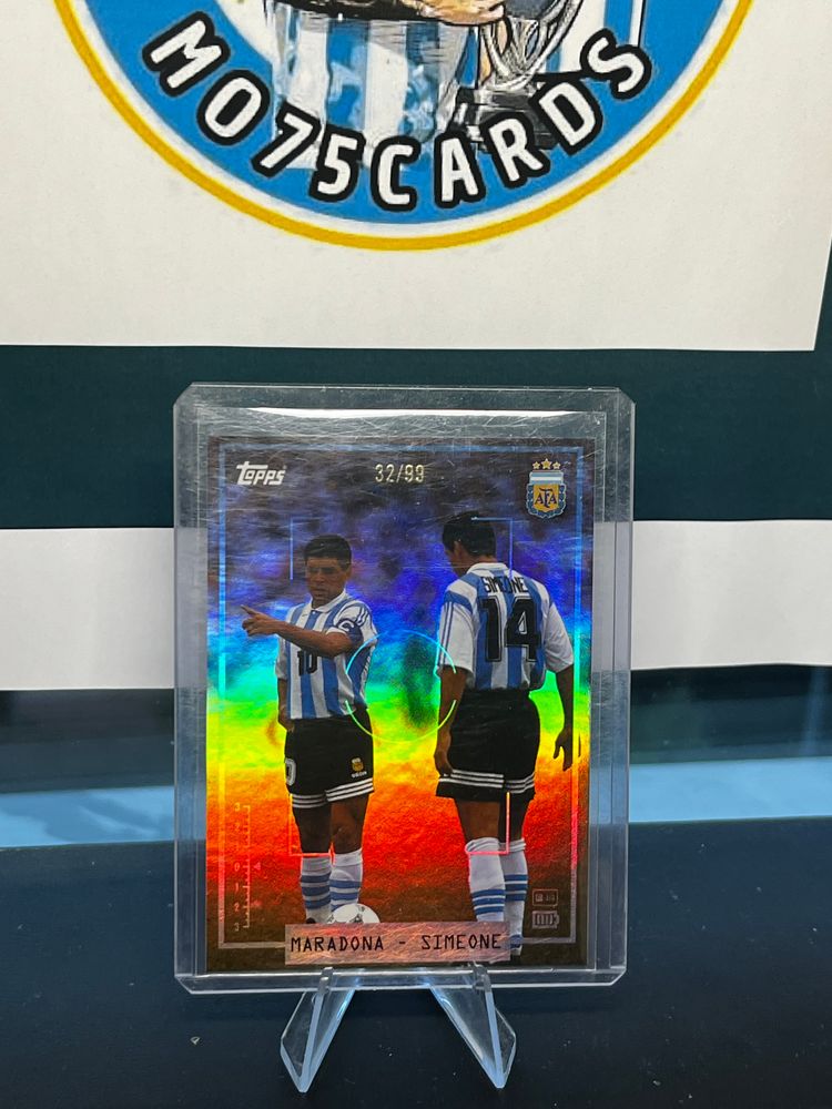 Topps Focus  Maradona Simeone /99