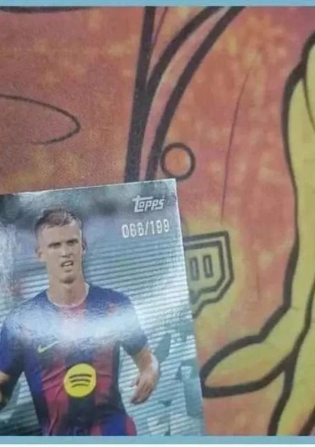 Topps FC Barcelona Team Set Dani Olmo 66/199 obraz 3