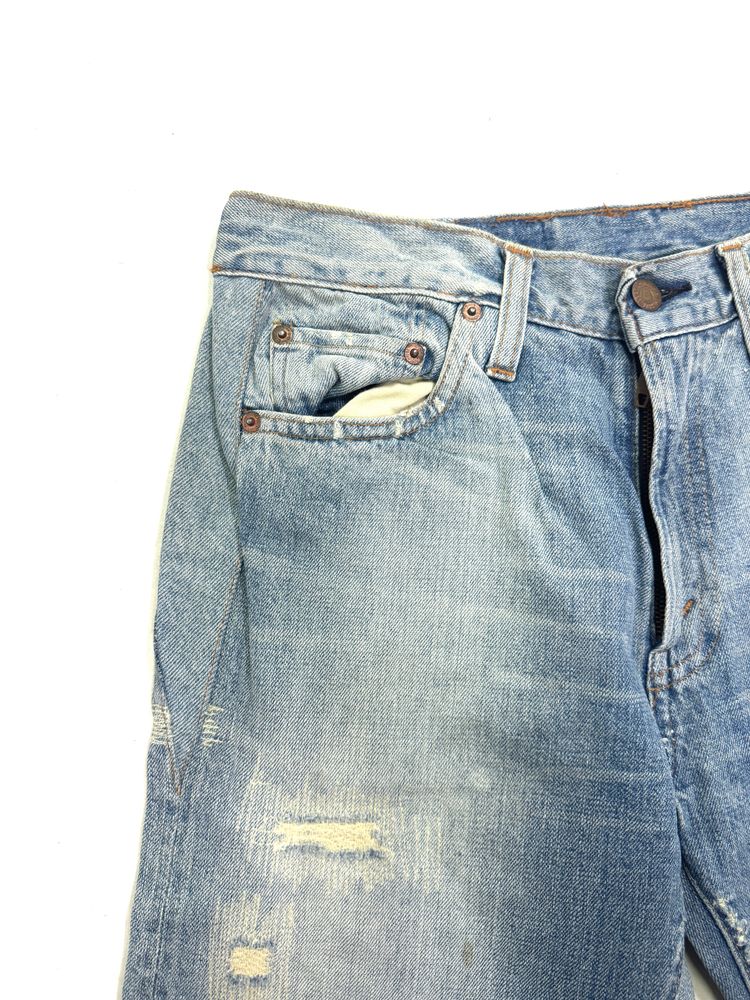 Levi's 501 Big E cimosato Levis rework cimosa selvedge scovill zipper 17