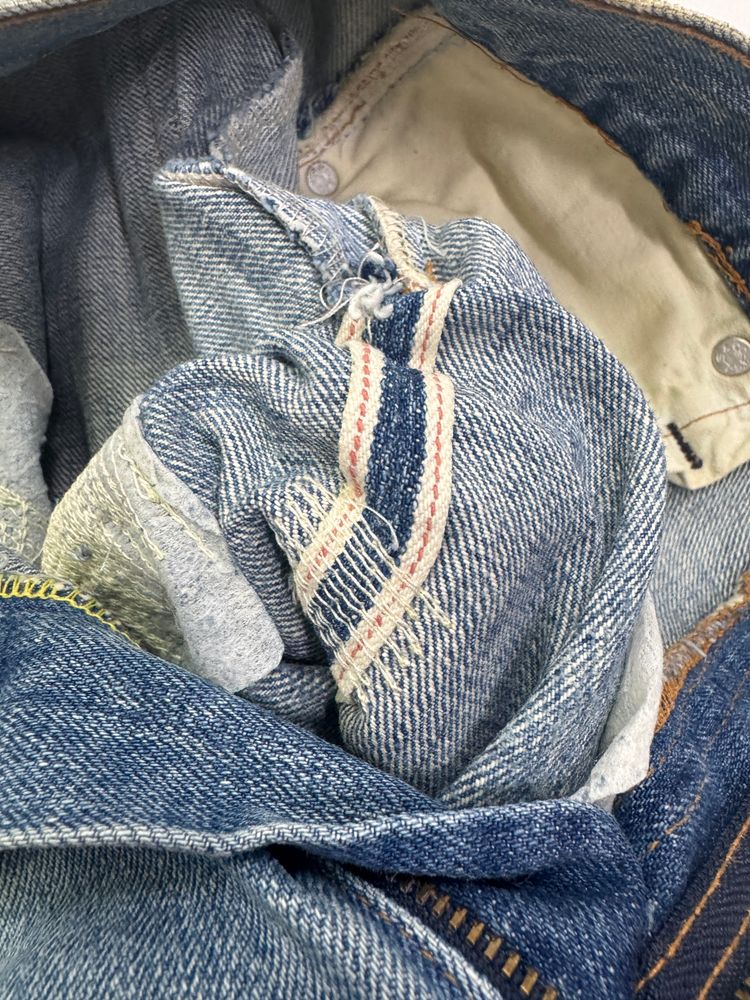 Levi's 501 Big E cimosato Levis rework cimosa selvedge scovill zipper 13