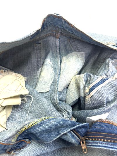 Levi's 501 Big E cimosato Levis rework cimosa selvedge scovill zipper 4