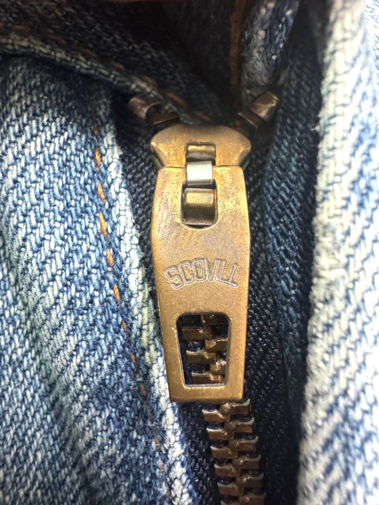 Levi's 501 Big E cimosato Levis rework cimosa selvedge scovill zipper 2