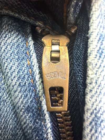 Levi's 501 Big E cimosato Levis rework cimosa selvedge scovill zipper 2