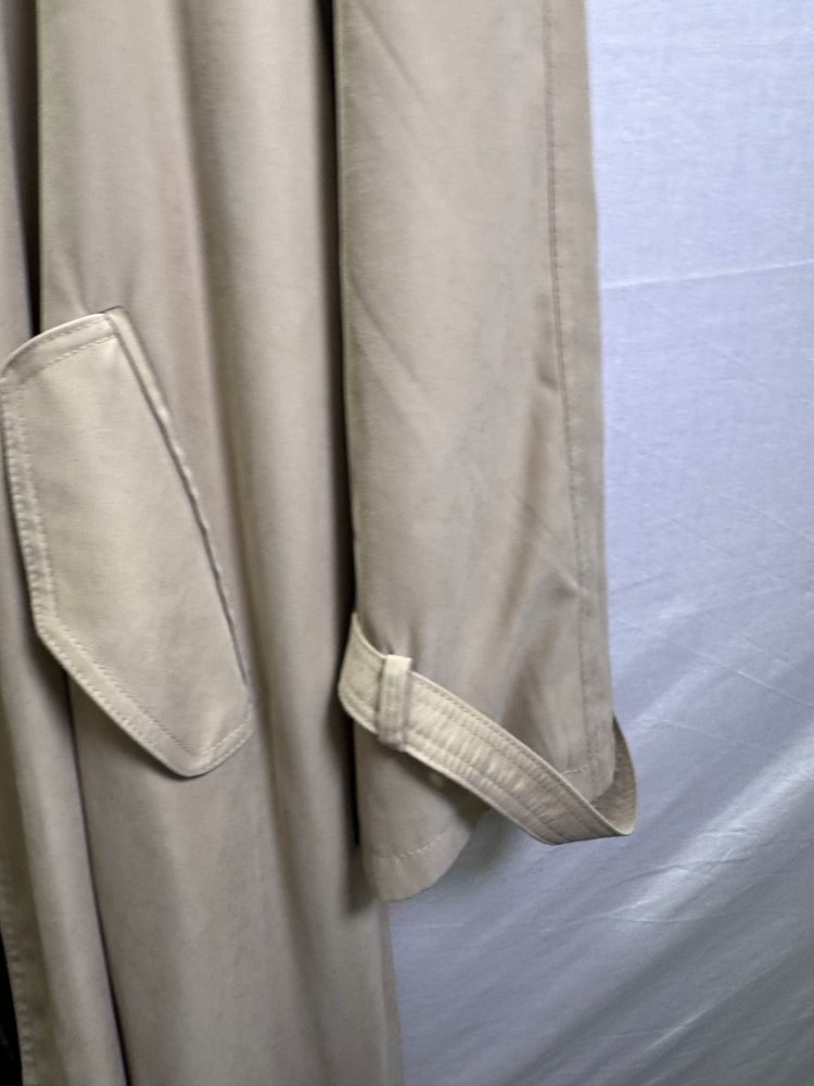 Trench Coat Beige Classico - Trench and Coat - Fodera Tartan obraz 5