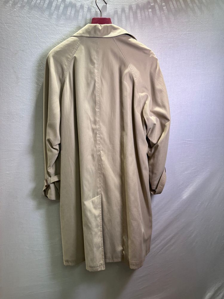 Trench Coat Beige Classico - Trench and Coat - Fodera Tartan obraz 7