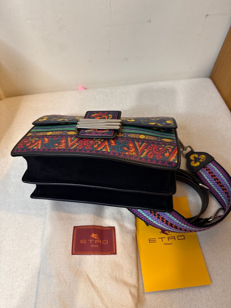 Etro Patterned Shoulder Bag obraz 3