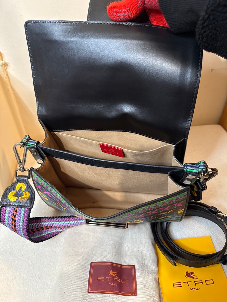 Etro Patterned Shoulder Bag obraz 6