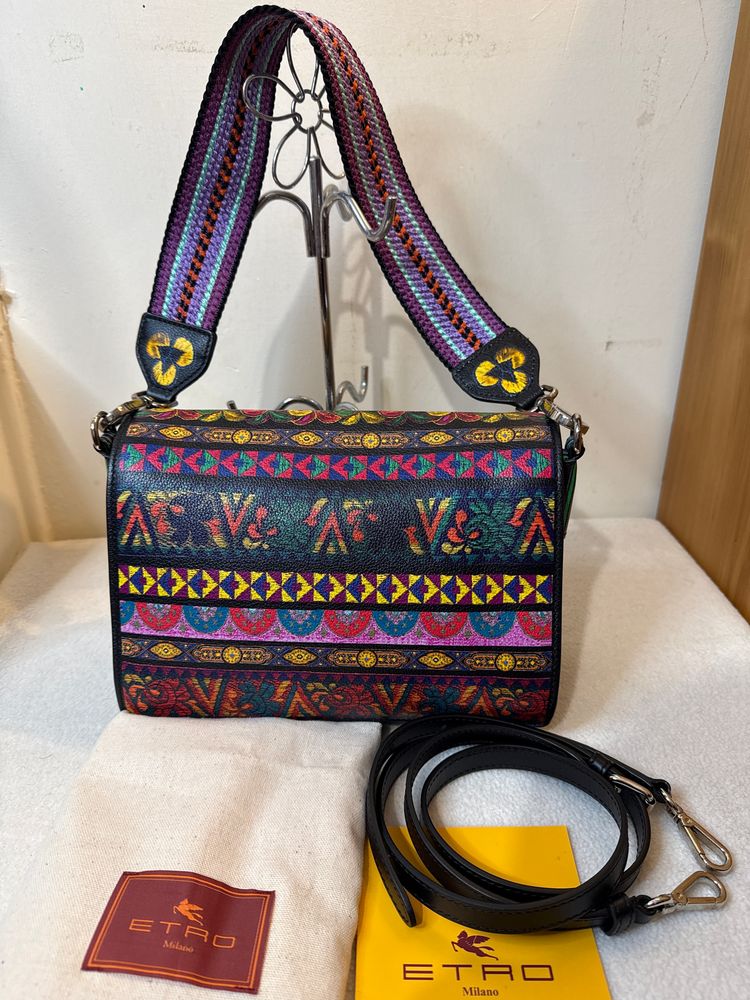 Etro Patterned Shoulder Bag obraz 2