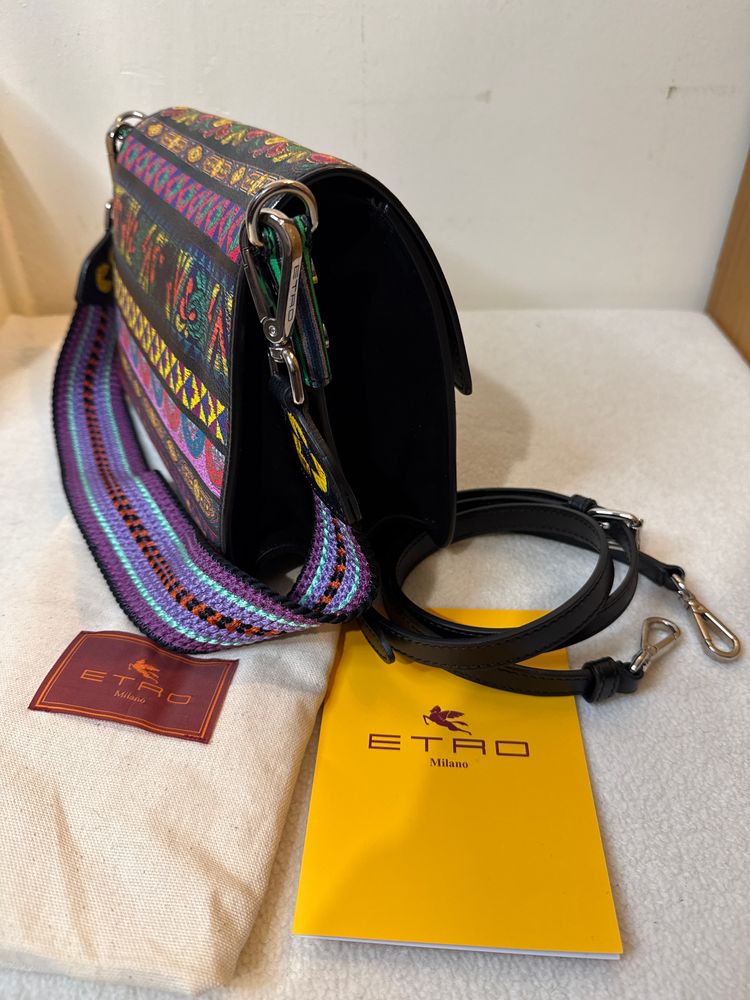 Etro Patterned Shoulder Bag obraz 5