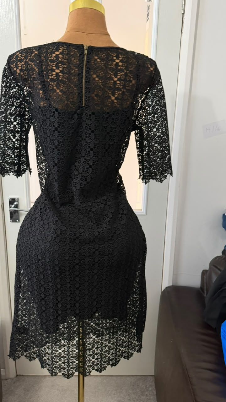Next tall Black Lace Dress obraz 2