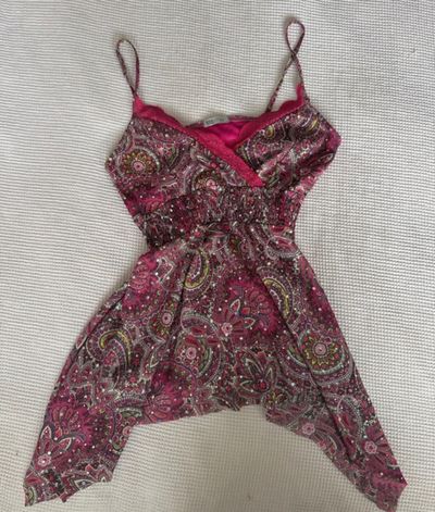 Paisley Print Sleeveless Top