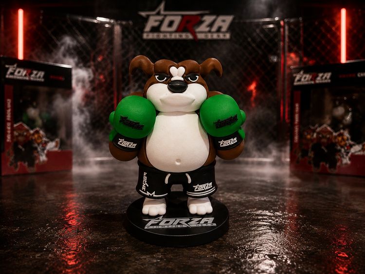 Forza Fighting Gear Limited Edition Animal Figure Collectible Toys - Bulldog