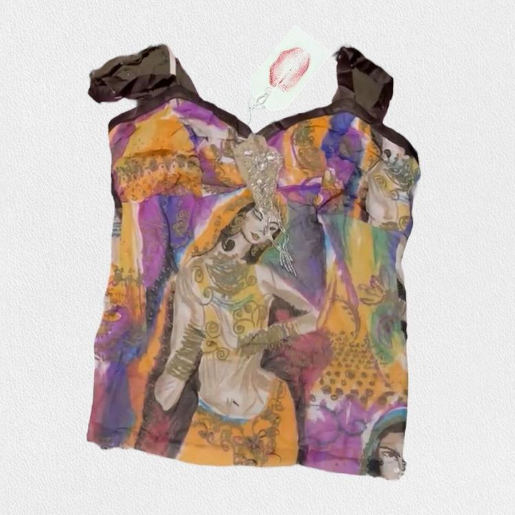 Other Y2K graphic singlet top with lady print product image