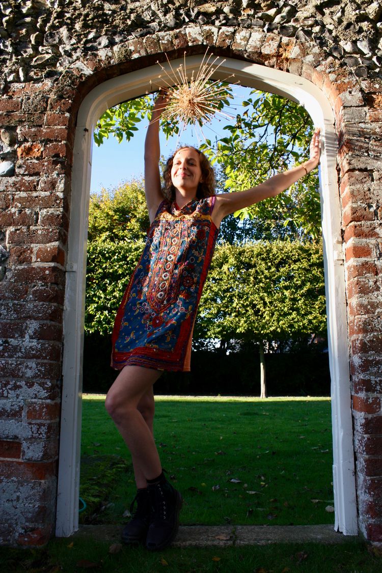Boho Patterned Sleeveless Dress 3