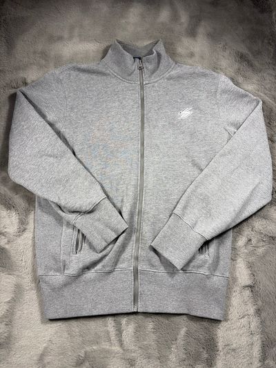 Superdry Grey Zip-Up Sweatshirt tg M