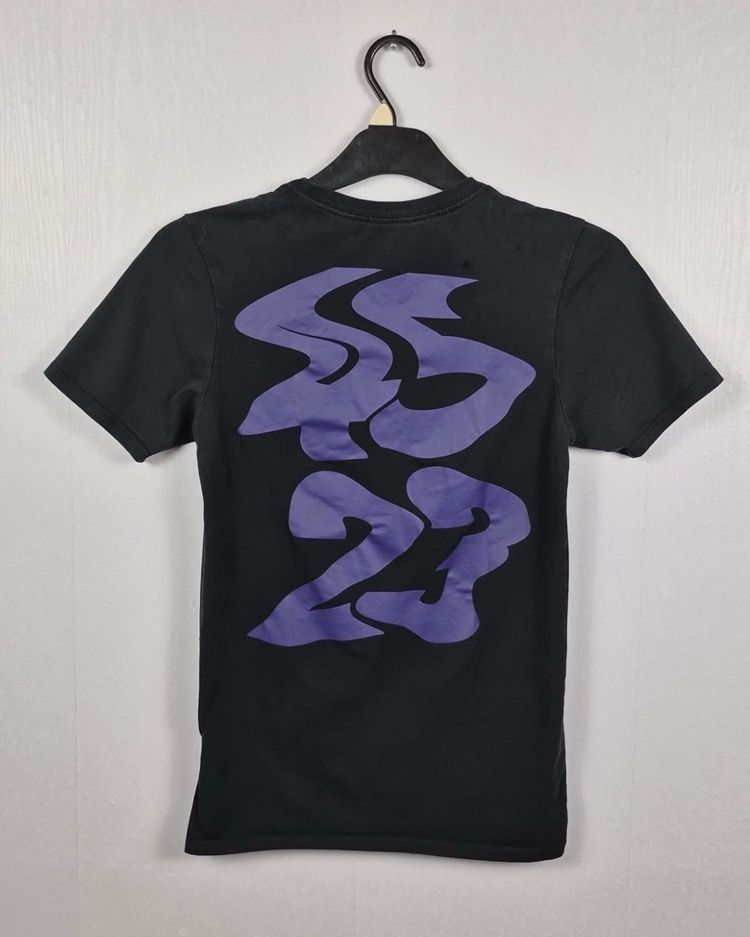 Air Jordan AJ11 Legacy T-Shirt Men’s XS Black Purple 72-10 Graphic Tee image 3