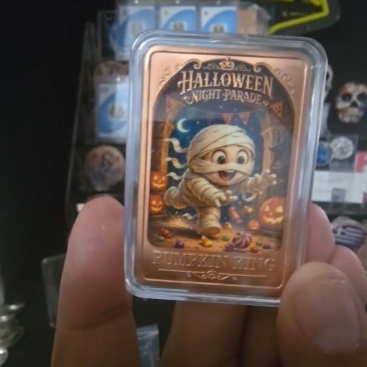 Nike 1oz copper mummy Halloween Night Parade Pumpkin King - Bullion product image