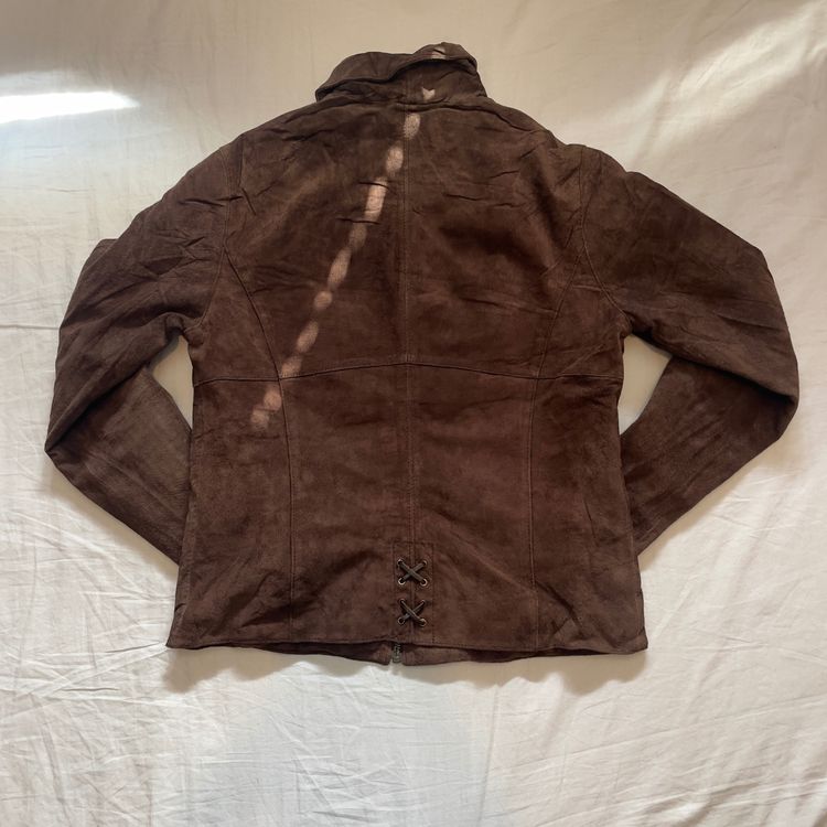 2000s Fitted Wilsons Leather Maxima Brown Suede Jacket image 5