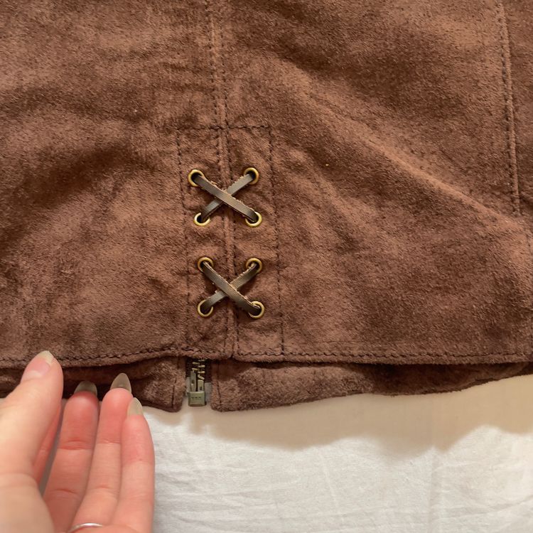 2000s Fitted Wilsons Leather Maxima Brown Suede Jacket image 8