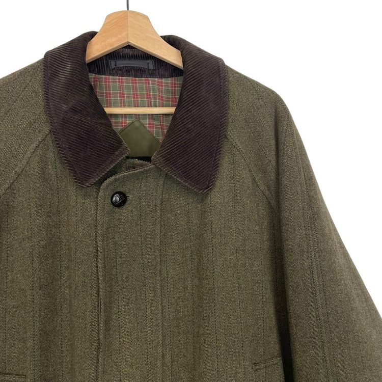 Vintage Barbour Derby Tweed Wool Coat XXL image 2