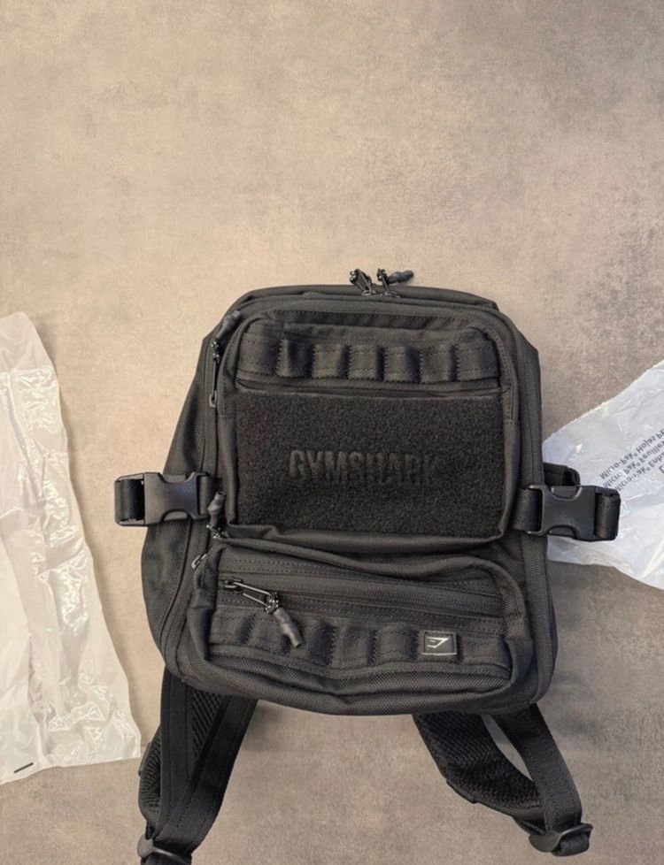 Gymshark Black Backpack 3
