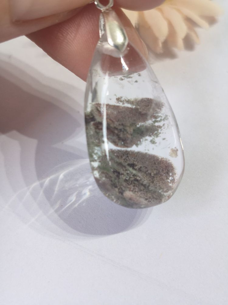 Colgante con enganche en plata de LEY 925
