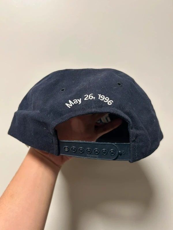 Navy Blue Baseball Cap With U.S. 500 Embroidery image 2