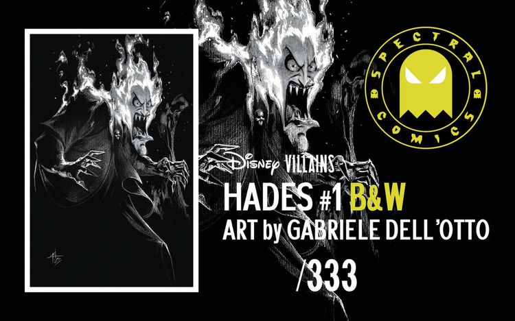 Disney Disney Villains: Hades #1 B&W product image