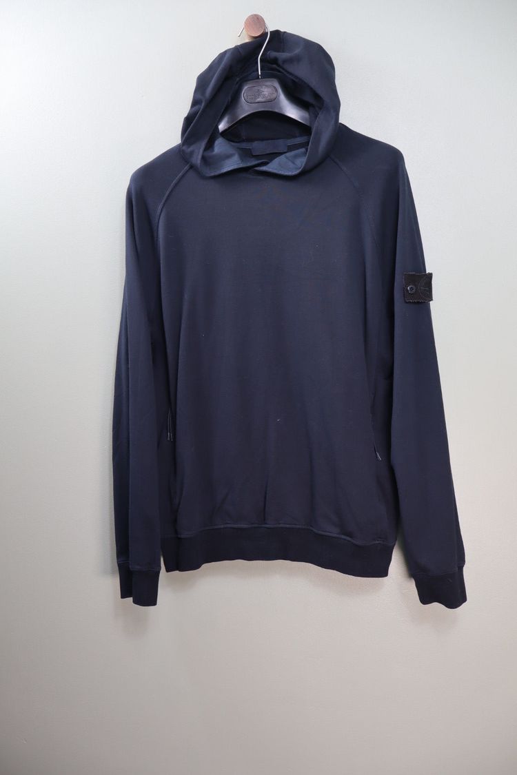 Stone Island Navy Ghost Hoodie 5