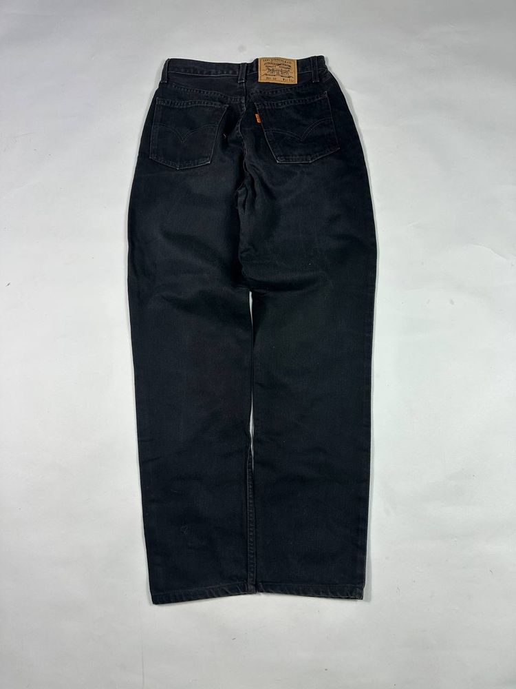 Levi'S Black Jeans Orange tab