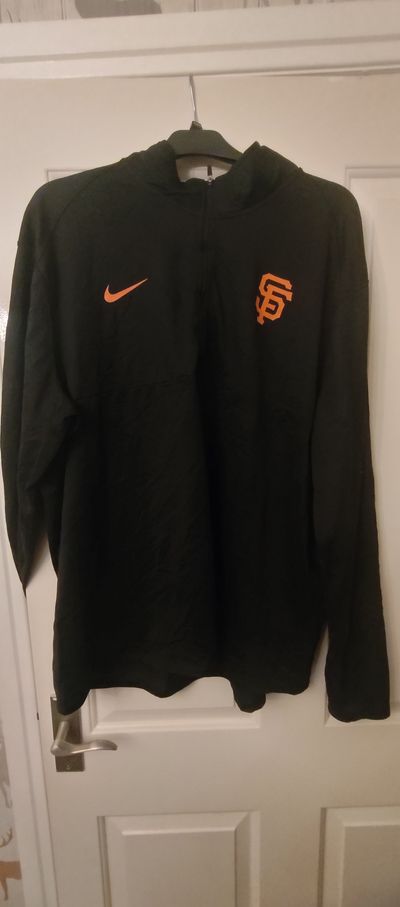 2XL Nike Black Pullover Hoodie With San Francisco Giants Logo