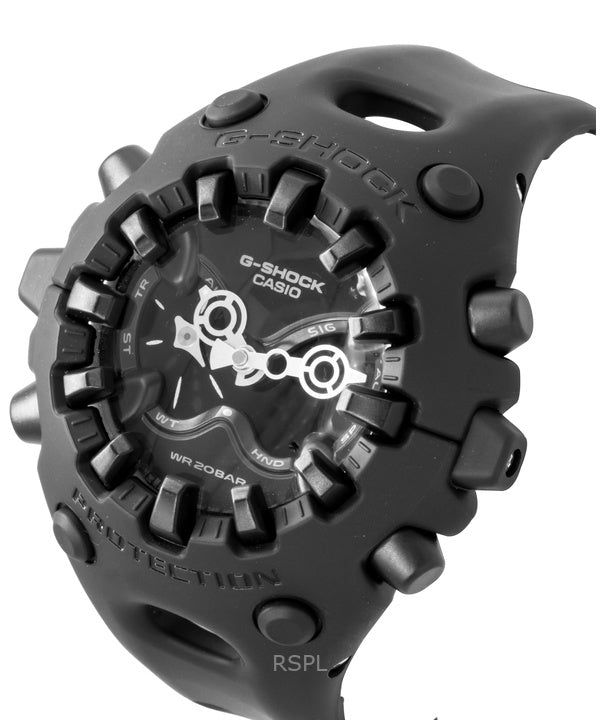 Casio G-Shock Analog Digital Resin Strap Black Dial Quartz GA-V01-1A 200M Men's Watch obraz 2
