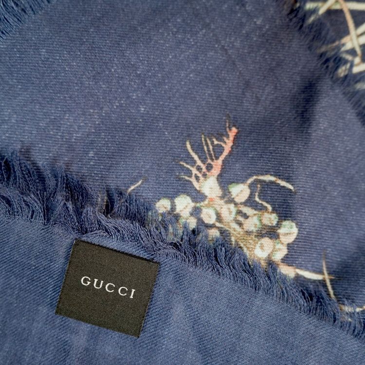 Gucci Cashmere Scarf Flight of Dragonflies image 4