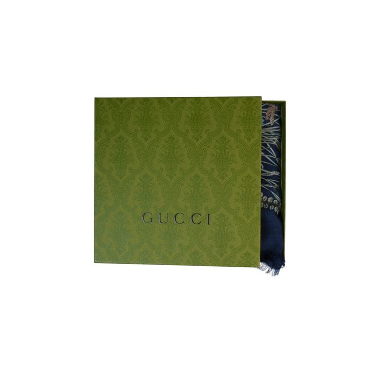 Gucci Cashmere Scarf Flight of Dragonflies image 3