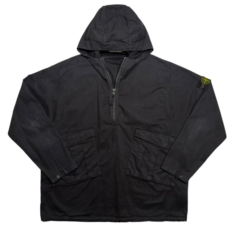 A/W 20 Stone Island Hooded Cotton Smock - Black
