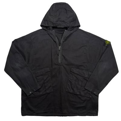 A/W 20 Stone Island Hooded Cotton Smock - Black