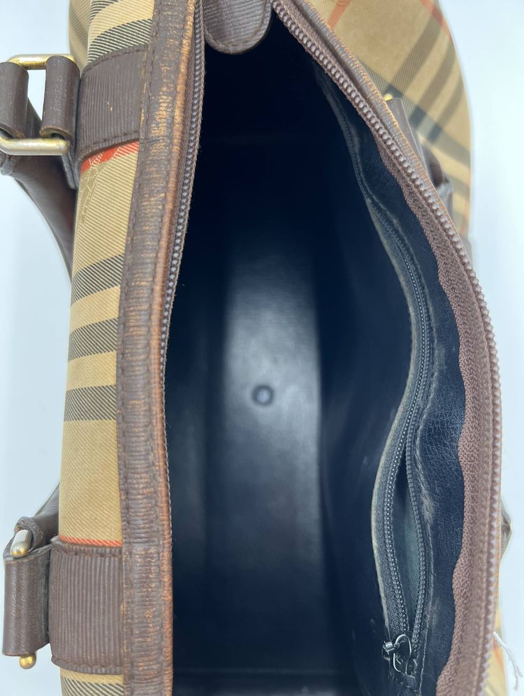 Vintage Burberry Nova Check Boston Travel Bag image 5