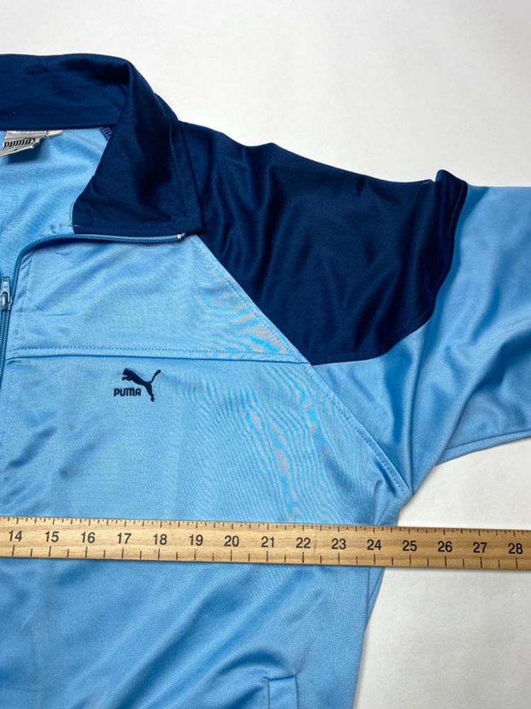 Vintage Puma Blue & Navy Track Jacket obraz 4