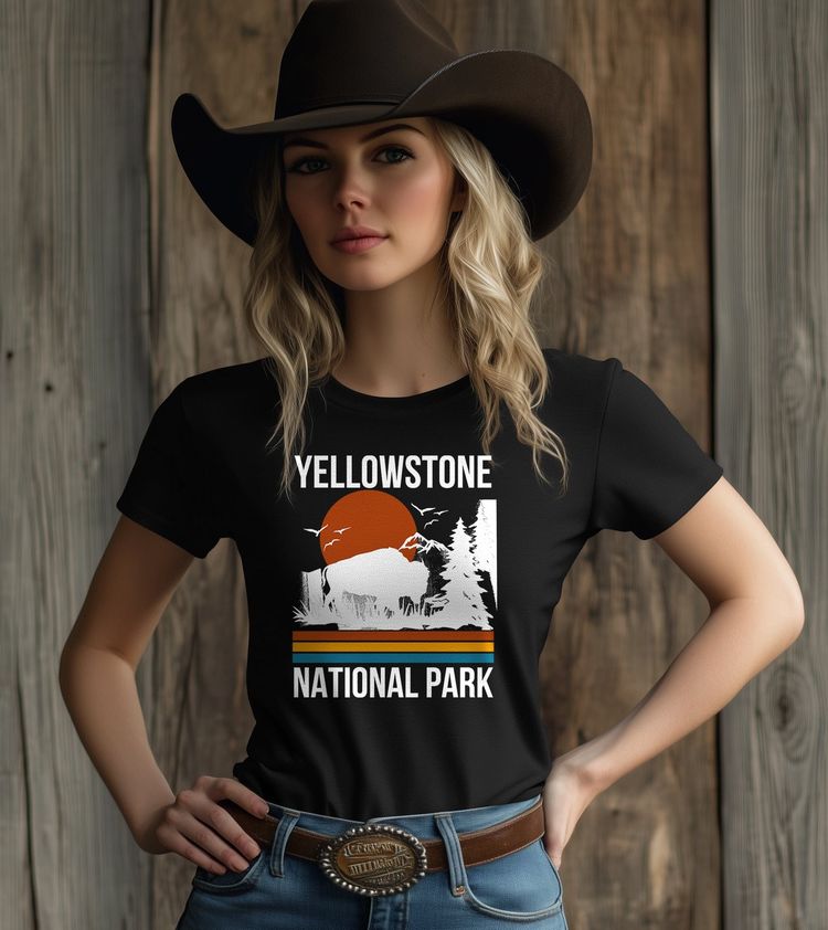Yellowstone Park Retro 2 T-Shirt 2
