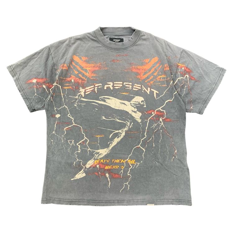 Represent Medium Tee Spirit Angel Vintage Grey T-Shirt