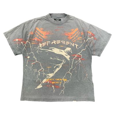 Represent Medium Tee Spirit Angel Vintage Grey T-Shirt
